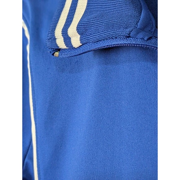 DANSKIN Soft Track Jacket Womens Large Blue White Full Zip Workout Athleisure - Picture 6 of 10